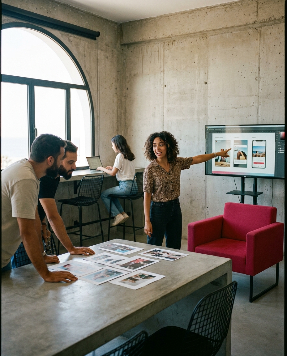 Équipe City Ads au travail